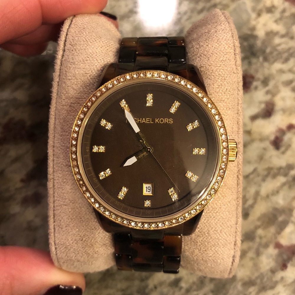 Michael Kors Women’s Watch - Tortoise Shell Brown